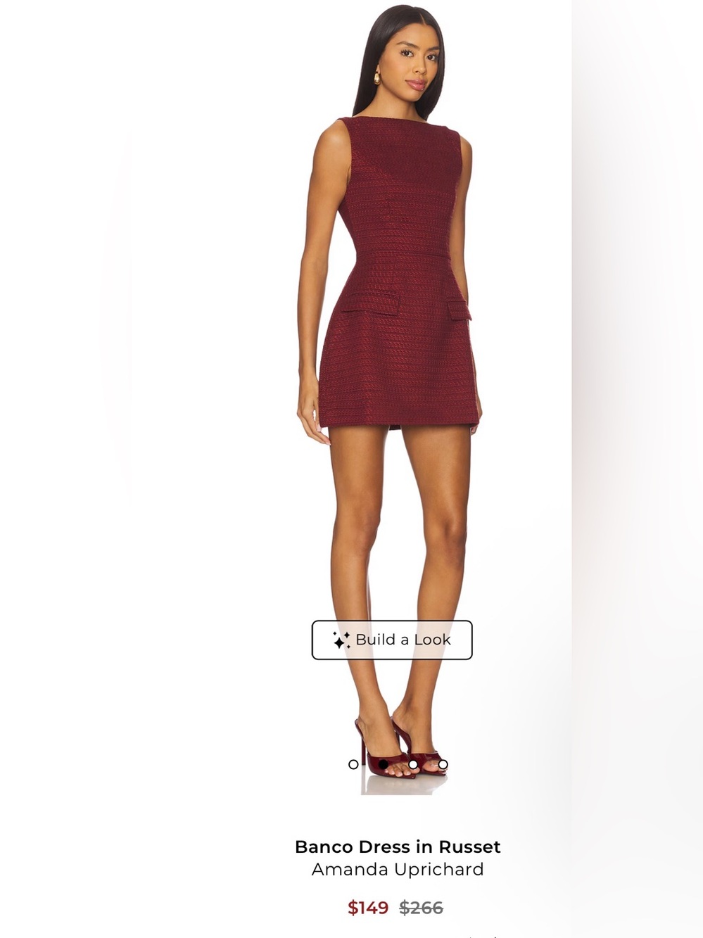 NWT Amanda Uprichard Banco Dress